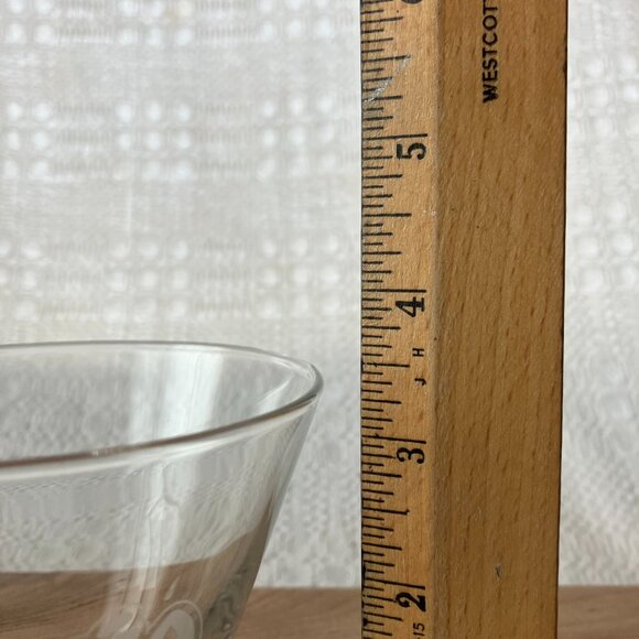 Set of 2 Kahlua Logo Stemless Martini Glasses Clear with Etched White Logo - Picture 4 of 4